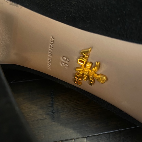 Gently worn Prada Black tear drop cut out bootie - Picture 8 of 9